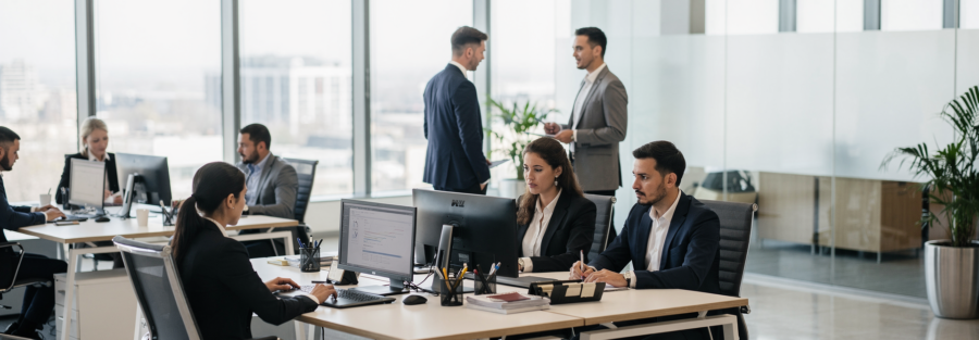 una riunione sui servizi di governance operativa