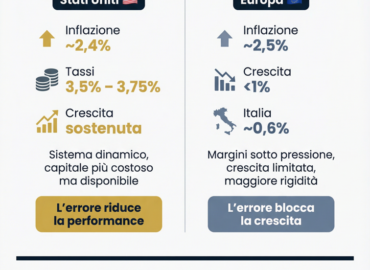 infografica sulla crescita economica bassa