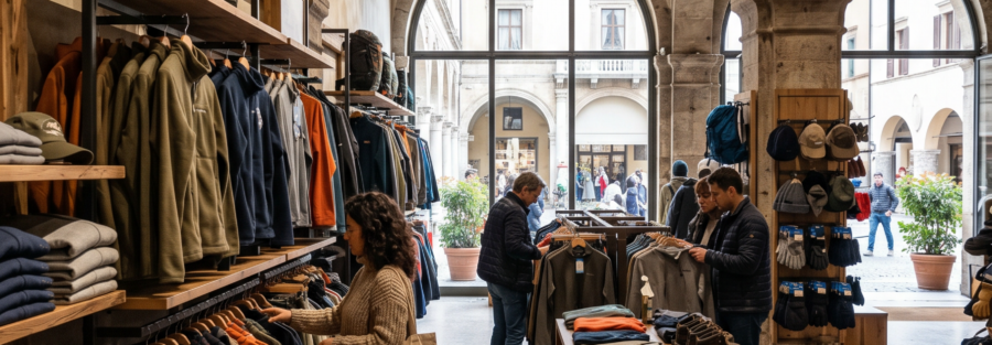 l'apertura di un punto vendita di uno store in centro storico