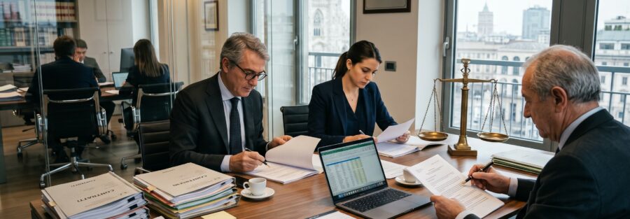 un team di revisori che controllando le dipendenze di progetto